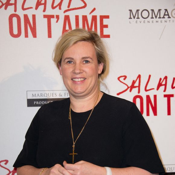Hélène Darroze assiste à l'avant-première de Salaud On T'Aime qui s'est tenue au Cinéma UGC Normandie à Paris, France, le 31 mars 2014. Photo Thierry Orban/Abaca