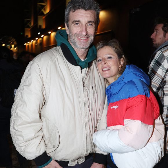 Exclusive - Karin Viard et son mari Manuel Herrero assistent à la Airnadette Demolition Party qui se tient au Trianon à Paris, France, le 9 novembre 2023. Photo by Jerome Dominé/ABACAPRESS.COM
