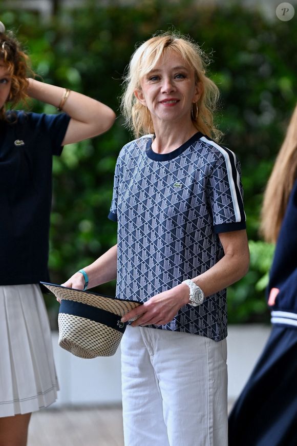 Sylvie Testud is seen posing at the Village during French Open at Roland Garros on June 07, 2025 in Paris, France. Photo by ABACAPRESS.COM