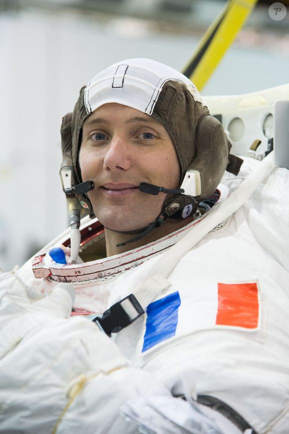 Photo d'archive datant d'avril 2013 de l'astronaute français Thomas Pesquet, lors d'un entraînement à la NASA à Houston, Texas. Il partira dans l'espace pour une mission en 2016, Photo NASA via Balkis Press/ABACAPRESS.COM