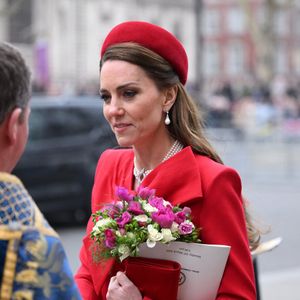 Catherine (Kate) Middleton, princesse de Galles - La famille royale britannique célèbre le 76ème Commonwealth Day à l'abbaye de Westminster à Londres, le 10 mars 2025.
