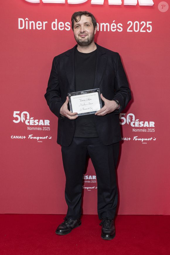 Karim Leklou - Photocall du dîner des nommés 2025 pour la cérémonie des Cesar au Fouquet's à Paris le 10 février 2025 © Olivier Borde /Bestimage
