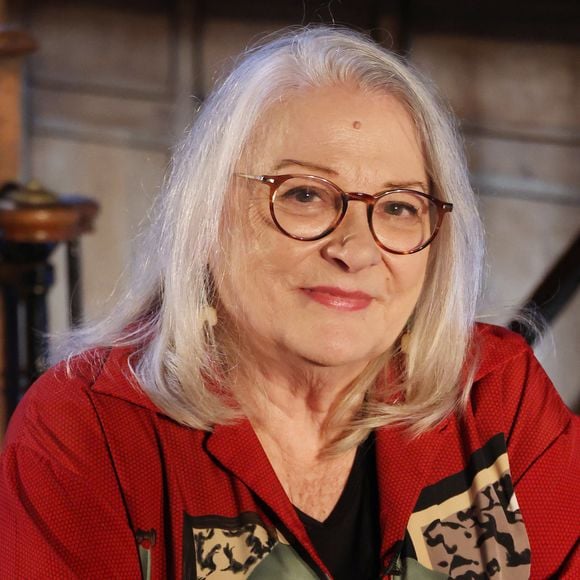 Exclusif - Josiane Balasko lors de l'enregistrement de l'émission "Animaux Stars", présentée par B.Montiel et diffusée le 3 mai 2025 sur la chaîne Animaux. Paris, le 17 février 2025. © Denis Guigenbourg / Bestimage