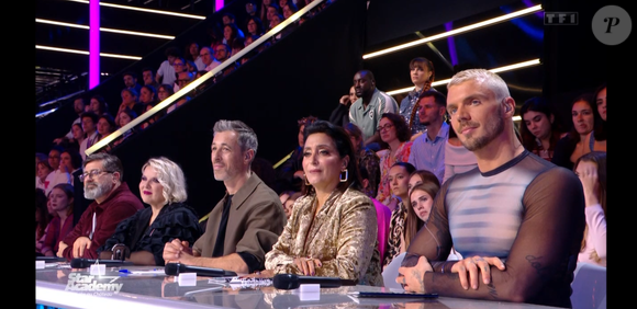 Le corps professoral lors du prime de la "Star Academy" du 14 novembre 2025. ©TF1