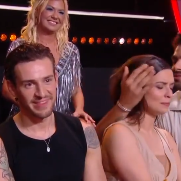 Lucie Bernardoni et Christophe Licata lors du prime 3 de "Danse avec les stars 2026" sur TF1 le 13 février 2026.