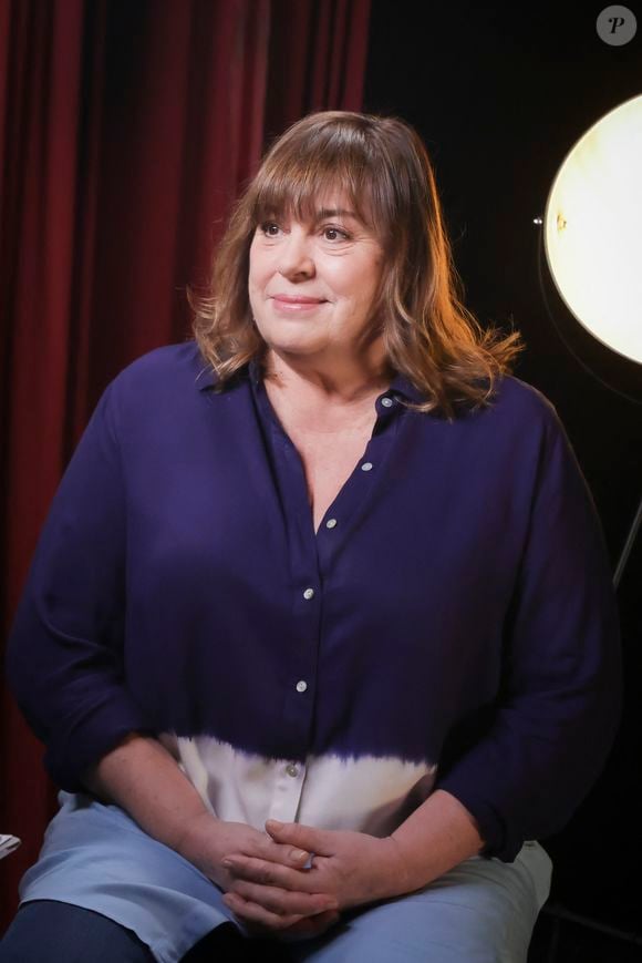 Exclusif - Michèle Bernier - Enregistrement de l'émission "Olympiascope", présentée par B.Montiel, et diffusée le 4 janvier 2024  sur Olympia TV, une chaîne du groupe Canal+ et en replay sur myCANAL. Le 28 mars 2023
© Jack Tribeca / Bestimage