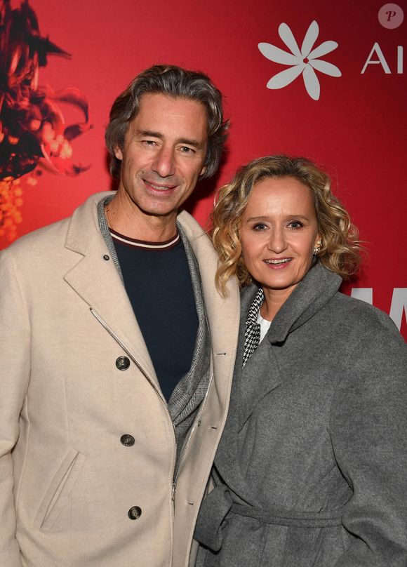 Laurent Solly et sa femme Caroline Roux au concert de M.Galanter au théâtre Music-Hall Show l'Alhambra à Paris, France, le 23 novembre 2023. © Veeren/Bestimage