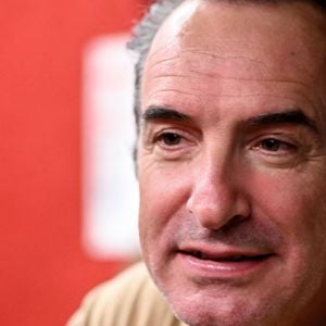 Exclusif - Jean Dujardin, ému, au cinéma Jean Paul Belmondo à Nice, le 7 octobre 2025,  © Bruno Bebert / Bestimage
