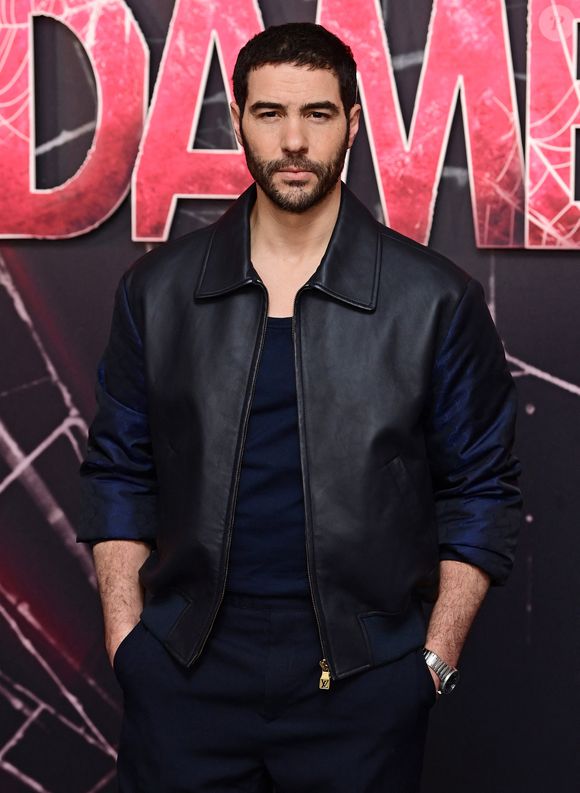 31 janvier 2024.

Séance photo pour le nouveau film Madame Web, organisée à l'hôtel Claridge's, à Londres - Tahar Rahim