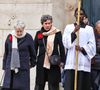 Cette semaine a été marquée par les obsèques de Catherine Laborde.

- Sortie des obsèques de Catherine Laborde en l’église Saint-Roch à Paris. Décédée à l'âge de 73 ans, l'ancienne présentatrice météo de TF1 (1988 - 2017) était atteinte de la maladie neurodégénérative à corps de Lewy. 
© Jacovides - Moreau / Bestimage