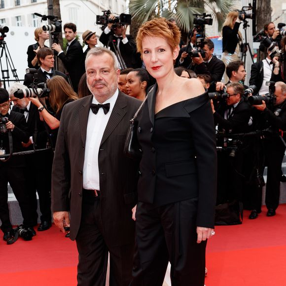 Natacha Polony et son mari Périco Légasse - Montée des marches du film "Sibyl" lors du 72ème Festival International du Film de Cannes. Le 24 mai 2019. © Jacovides-Moreau / Bestimage