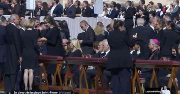 Albert et Charlene de Monaco aux obsèques du pape, le 26 avril 2025