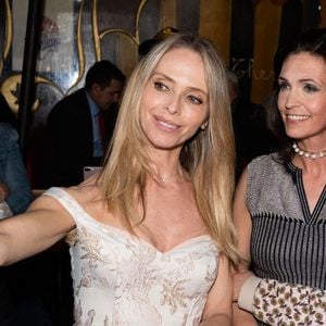 Tonya Kinzinger et Adeline Blondieau assistent au défilé Christophe Guillaume dans le cadre de la Semaine de la mode féminine automne/hiver 2020/2021 le 26 février 2020 à Paris, France. Photo by Laurent Zabulon/ABACAPRESS.COM