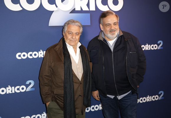 Christian Clavier, Didier Bourdon - Première du film "Cocorico 2" au Publicis Cinémas à Paris le 31 mars 2026. 

© Marc Ausset-Lacroix/Bestimage