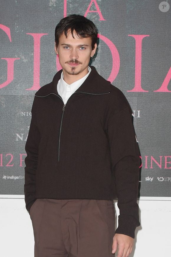 Saul Nanni lors du photocall du film "La Gioia" à Rome. Photo par SGP / BESTIMAGE