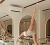 L'actrice de 34 ans fréquente les studios "Barefoot Reformer Pilates" implantés dans le Sud-Ouest de la France.