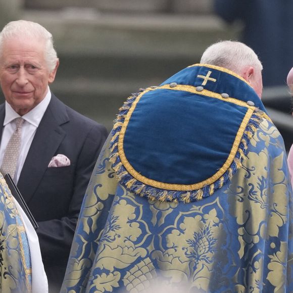 Le roi Charles III d'Angleterre et Camilla Parker Bowles, reine consort d'Angleterre - La famille royale britannique célèbre le 76ème Commonwealth Day à l'abbaye de Westminster à Londres, le 10 mars 2025.