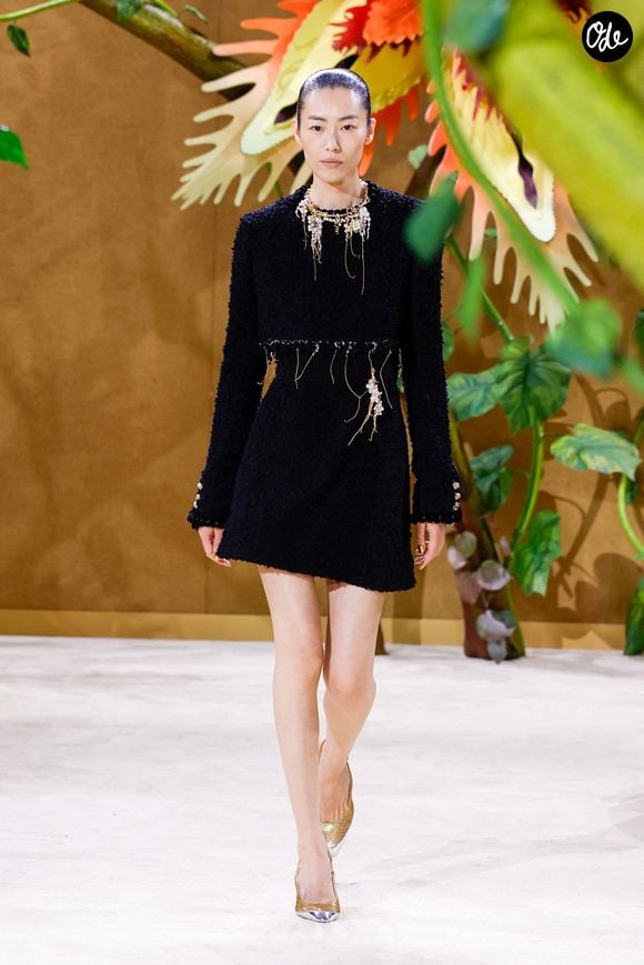 Défilé de mode Chanel Collection Haute Couture Automne/Hiver 2026-2027 lors de la Fashion Week de Paris (PFW) au Grand Palais, à Paris, France, le 7 juillet 2026. © Bestimage