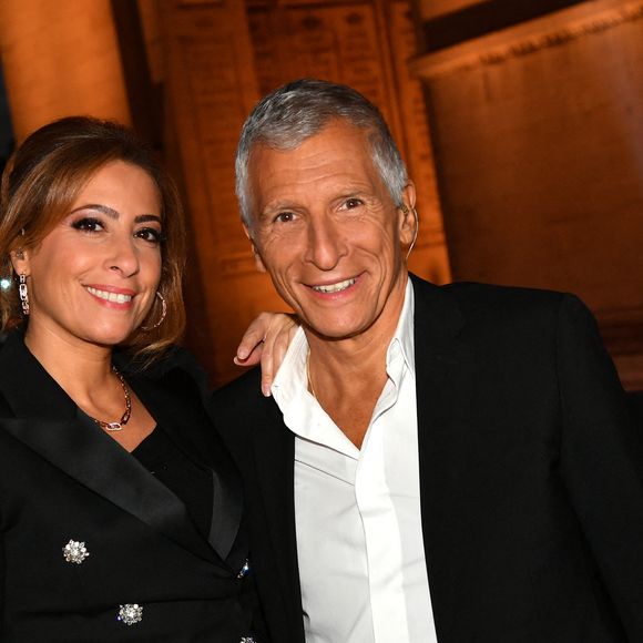 Exclusif - es présentateurs Léa Salamé et Nagui - Backstage - sur le plateau de l'émission "Paris 2024 : merci! La grande soirée événement" sur les Champs-Elysées à Paris, à l'occasion des Jeux Olympiques et Paralympiques Paris 2024, diffusée en direct sur France 2, le 14 septembre 2024 © Perusseau-Ramsamy / Bestimage