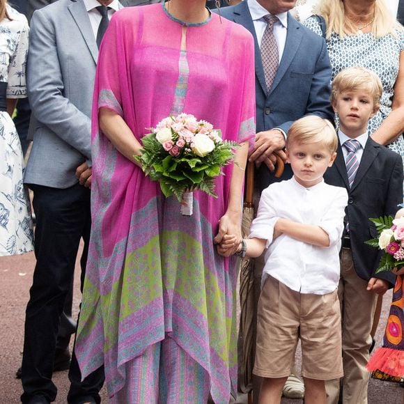 La princesse Charlène de Monaco et le prince Jacques de Monaco assistent au pique-nique annuel de Monaco, le 6 septembre 2019 à Monaco. Photo par David Niviere/ABACAPRESS.COM