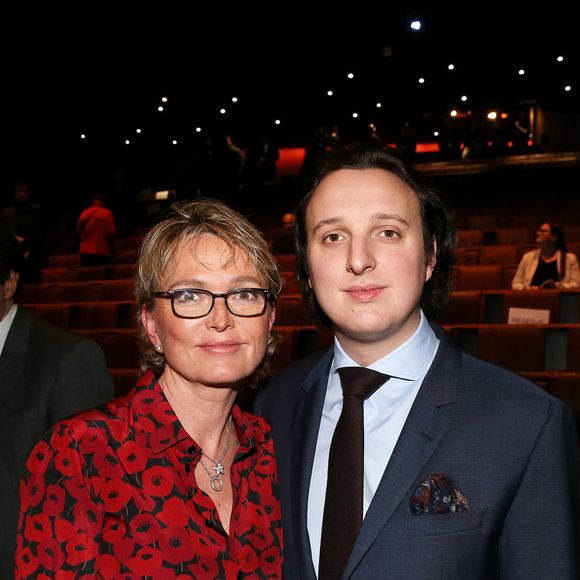 Exclusif - Claude Chirac et son fils Martin Rey-Chirac - 5ème édition de la cérémonie de remise des prix de la fondation Chirac au musée du Quai Branly - Jacques Chirac à Paris le 18 Décembre 2018. © Dominique Jacovides / Bestimage