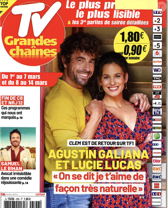 La une du magazine TV Grandes chaines du 1er au 14 mars 2025.