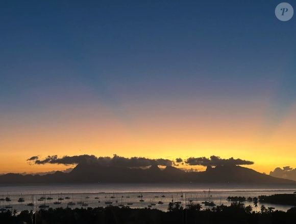 Christophe Licata immortalise ses vacances à Bora-Bora (Capture d'écran Instagram- Juillet 2025).