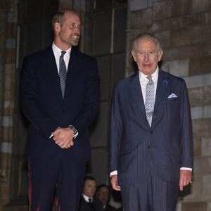 Le roi Charles III et le prince de Galles assistent à l'événement Countdown to Cop30, organisé conjointement par le Natural History Museum et le gouvernement britannique au London Museum. Cet événement rassemble les acteurs de la lutte contre le changement climatique et la perte de la nature, en amont du sommet de la Cop30 qui se tiendra à Belém, au Brésil, en novembre. Jeudi 9 octobre 2025. Photo par Henry Nicholls/PA Wire/ABACAPRESS.COM