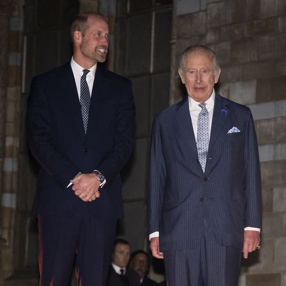Le roi Charles III et le prince de Galles assistent à l'événement Countdown to Cop30, organisé conjointement par le Natural History Museum et le gouvernement britannique au London Museum. Cet événement rassemble les acteurs de la lutte contre le changement climatique et la perte de la nature, en amont du sommet de la Cop30 qui se tiendra à Belém, au Brésil, en novembre. Jeudi 9 octobre 2025. Photo par Henry Nicholls/PA Wire/ABACAPRESS.COM