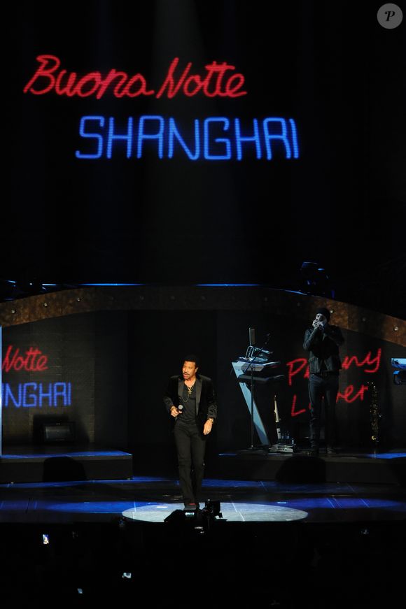 Lionel Richie en concert au Zenith de Paris le 28 Novembre 2012. @LIONEL URMAN  / BESTIMAGE
