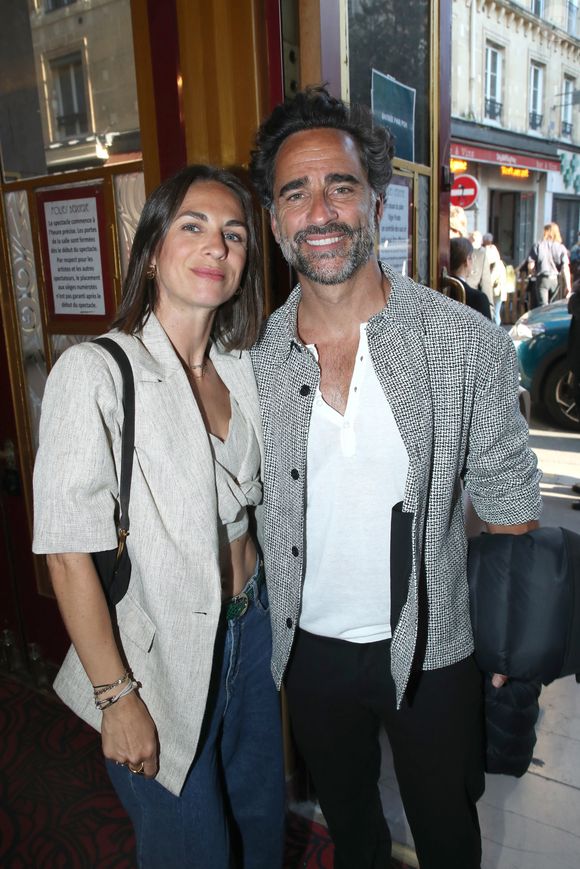 Exclusif - Florent Peyre et sa compagne Virginie Stref à la cérémonie des Molières aux Folies Bergère, le 28 avril 2025. 

Photo : Bertrand Rindoff / Bestimage