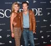 Nicolas Bedos et sa compagne Pauline Desmonts - Avant-première du film "Mascarade" au cinéma Pathé Wepler à Paris. Le 20 octobre 2022
© Coadic Guirec / Bestimage