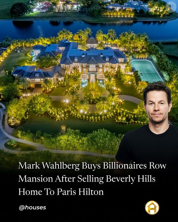 La nouvelle maison en Floride de Mark Wahlberg, Photo partagée sur Instagram le 20 octobre 2025.