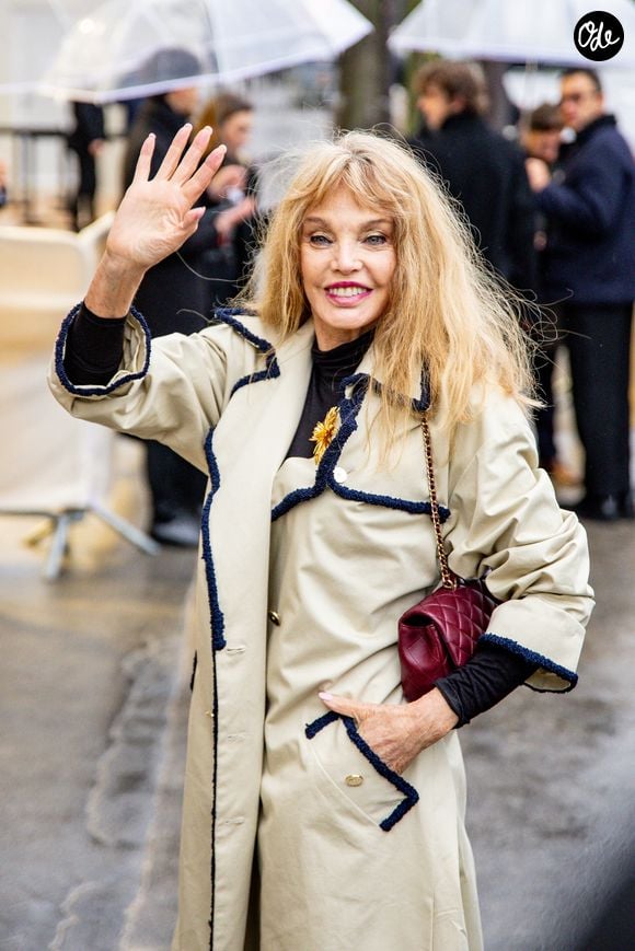 Arielle Dombasle - Arrivées au premier défilé Chanel "Collection Haute Couture Printemps/Eté 2026" lors de la Fashion Week de Paris (PFW) au Grand Palais, le 27 janvier 2026. 

© Florian Lavielle/Bestimage