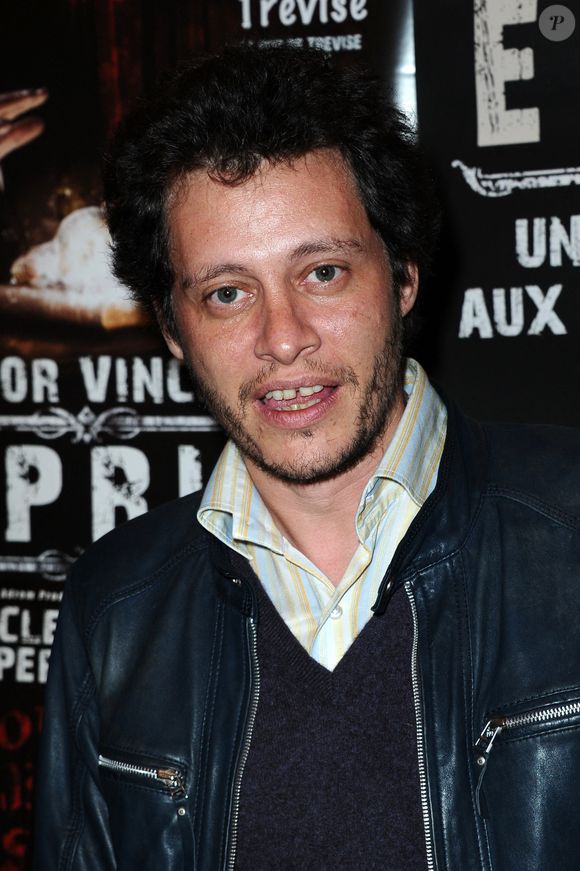 Jonathan Dassin (fils de Joe Dassin) assistant au dernier spectacle de 'Le Mentaliste' ('Generale') au Théâtre Trevise, à Paris, France, le 06 novembre 2013. Photo par Aurore Marechal/ABACAPRESS.COM