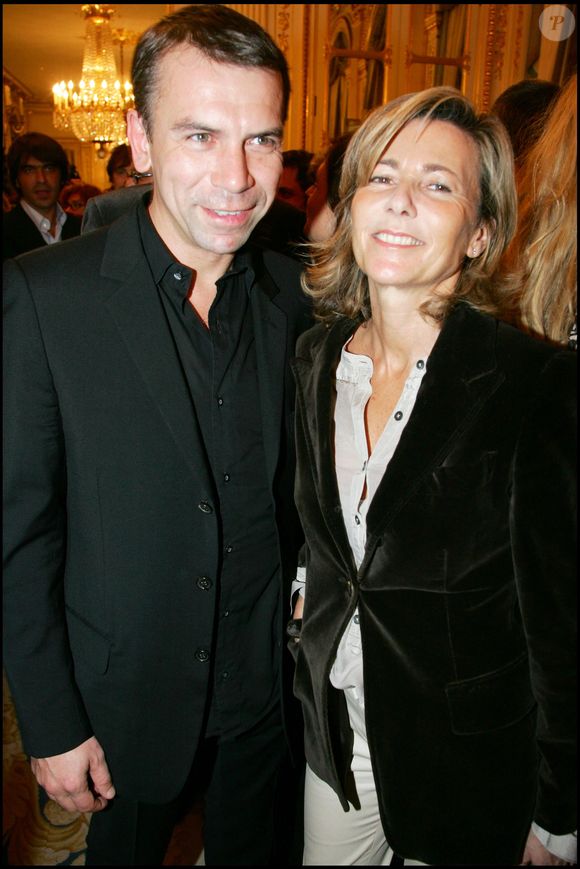 Claire Chazal et Philippe Torreton - Cérémonie de remise de décorations au ministère de la culture