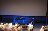 Isabelle Carré présente son film "Les Rêveurs" au Festival Cinéroman à Nice le 1er octobre 2025