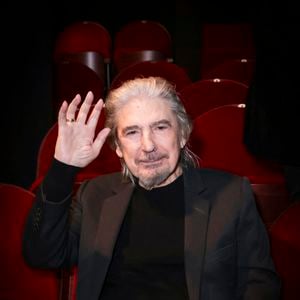 Exclusif - Serge Lama - M.P.Belle donne un concert au théâtre de Passy pour fêter ses 50 ans de carrière le 4 janvier 2024 à Paris.
© Jack Tribeca  / Bestimage