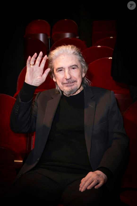 Exclusif - Serge Lama - M.P.Belle donne un concert au théâtre de Passy pour fêter ses 50 ans de carrière le 4 janvier 2024 à Paris.
© Jack Tribeca  / Bestimage