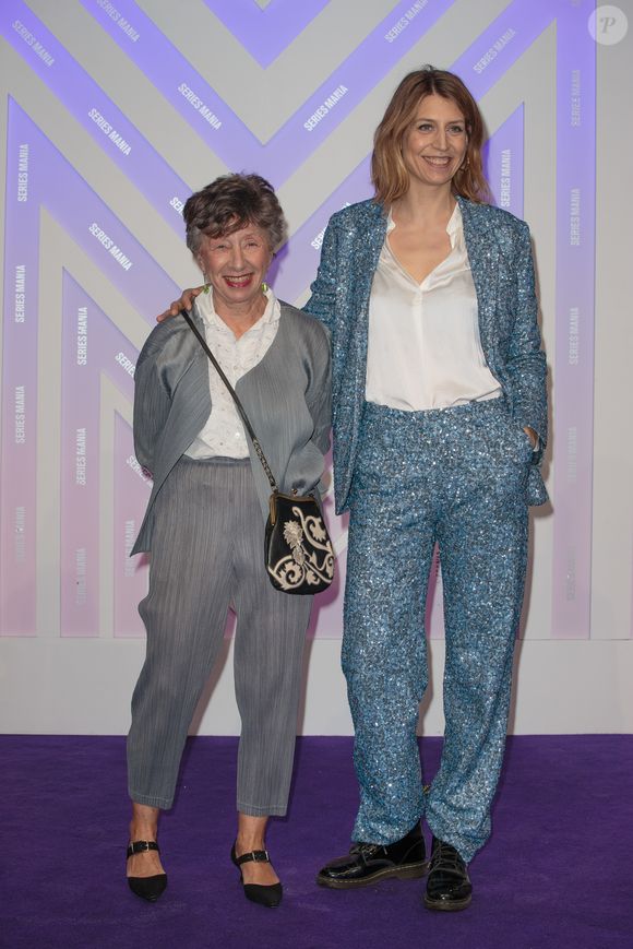 Laurence Bloch et Adele Van Reeth lors du photocall de la cérémonie d'ouverture Serie Mania Festival international Lille 2024, à Lille, France, le 15 mars 2024. © Stéphane Vansteenkiste/Bestimage