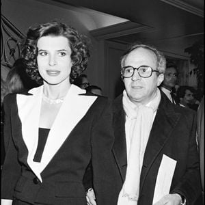 Fanny Ardant et Francois Truffaut à Paris en 1983. ©Bestimage