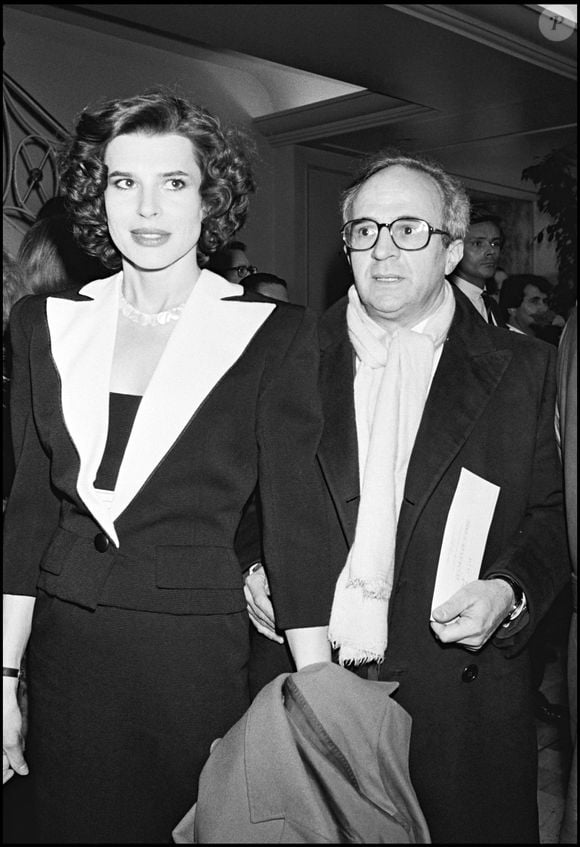 Fanny Ardant et Francois Truffaut à Paris en 1983. ©Bestimage