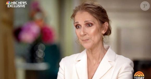 Céline Dion en interview à NBC. JLPPA / Bestimage