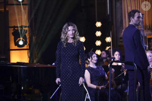 Exclusif - Aurélie Saada lors de l'enregistrement de l'émission "Le Grand Echiquier - Spéciale Serge Gainsbourg" présentée par C.Chazal et A.Manoukian et diffusée le 7 avril 2026 sur France 2, à Paris, France, le 17 septembre 2025. © Jack Tribeca/Bestimage
