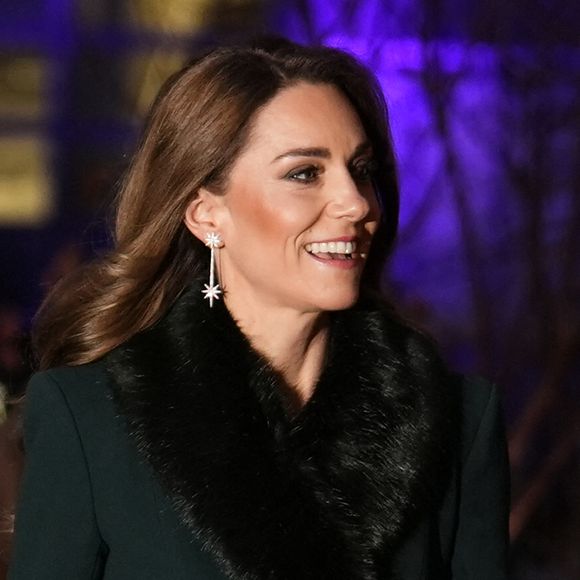 Londres, ROYAUME-UNI Catherine, princesse de Galles, arrive à l'abbaye de Westminster avant son service de chants "Together At Christmas". Photo par Backgrid UK/ Bestimage