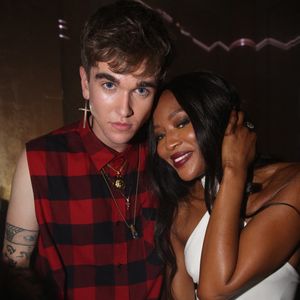Naomi Campbell et Gabriel-Kane Day-Lewis assistent à la soirée Gold Obsession pour célébrer le partenariat de L'Oréal Paris avec la Fashion Week de Paris le 2 octobre 2016 à Paris, France. Photo Jerome Domine/ABACAPRESS.COM