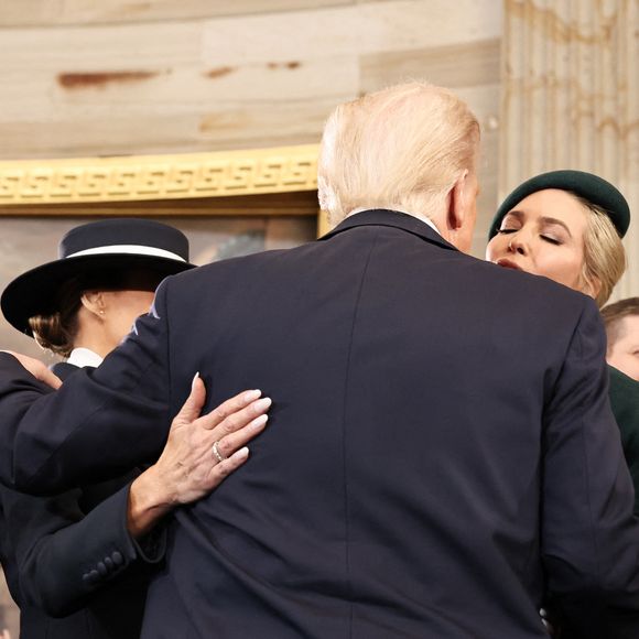 Donald Trump et ses proches lors de son investiture au Capitole à Washington DC, le 20 janvier 2025. (Photo Press Service / BESTIMAGE).