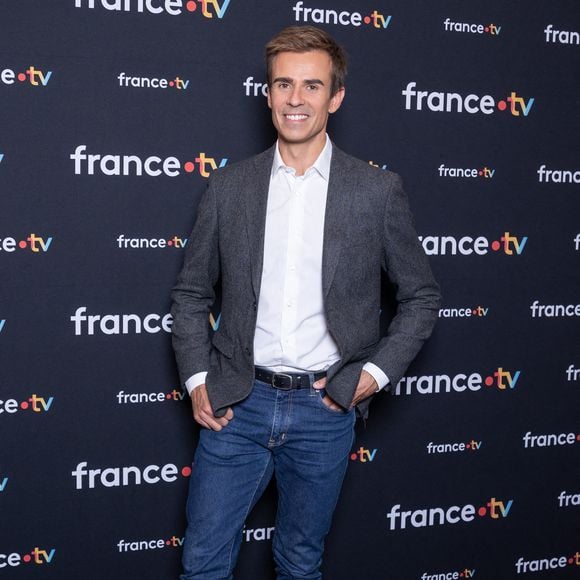Jean-Baptiste Marteau assiste à la conférence de presse du Téléthon 2023 à France Télévision le 24 octobre 2024 à Paris, France. PhotoNasser Berzane/ABACAPRESS.COM