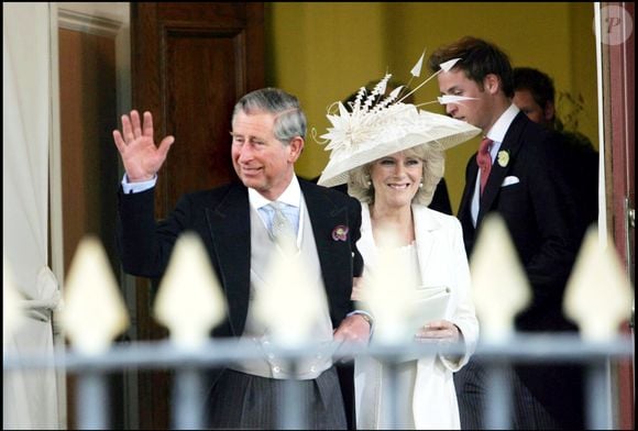Mariage de Charles et Camilla à Windsor le 9 avril 2005 GOFF INF / BESTIMAGE