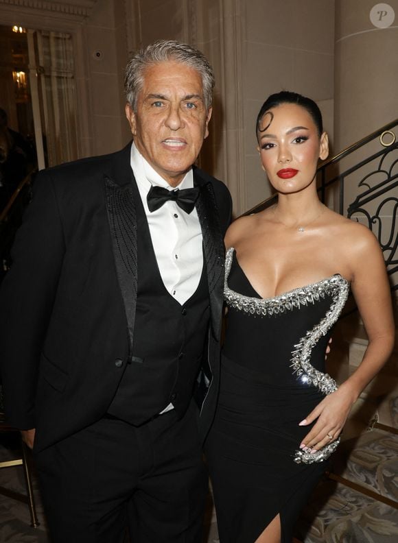 Samy Naceri et sa compagne Sofia Athéna - 47ème édition du Gala "Best Awards" à l'hôtel Four Seasons Hôtel George V à Paris le 28 janvier 2025. © Coadic Guirec/Bestimage